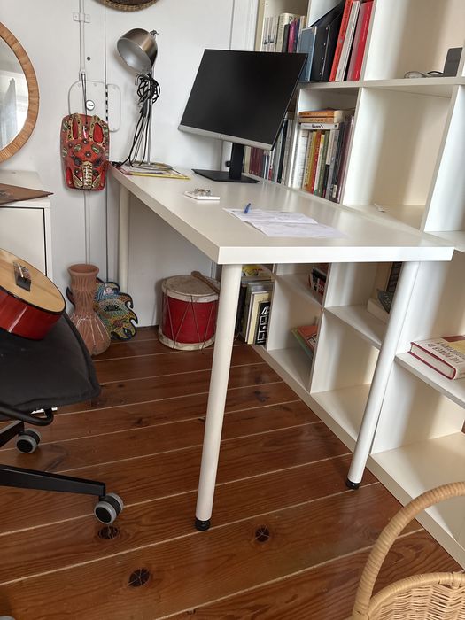 Secretaria ikea branca 120x60cms