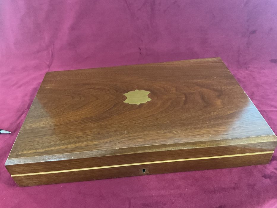 Serviço de talheres peixe banhado a prata 24 peças