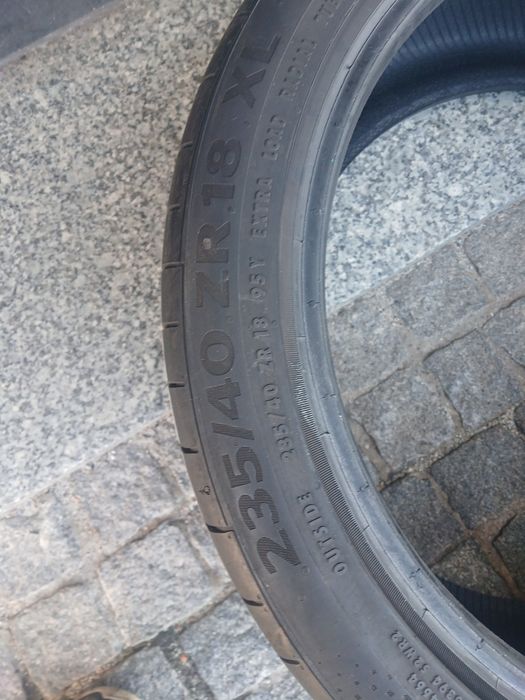 2 pneus 235 40 r18 continental