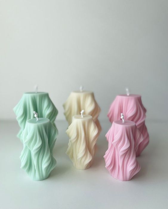 Формові арома свічки з соєвого воску.Від 80.00 грн.Подарункові набори