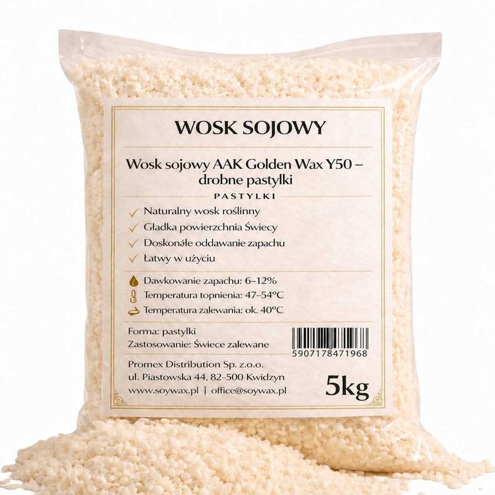 5kg Wosk Sojowy Golden Wax Y50 PASTYLKI od SoyWax.pl