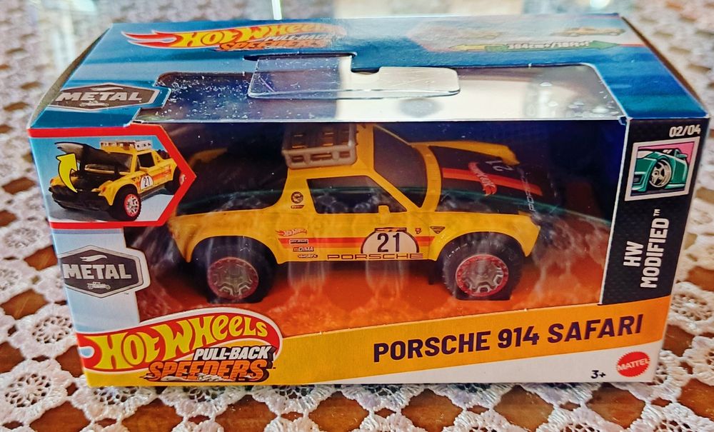 Hot Wheels Pull Back Speeders Porsche 914