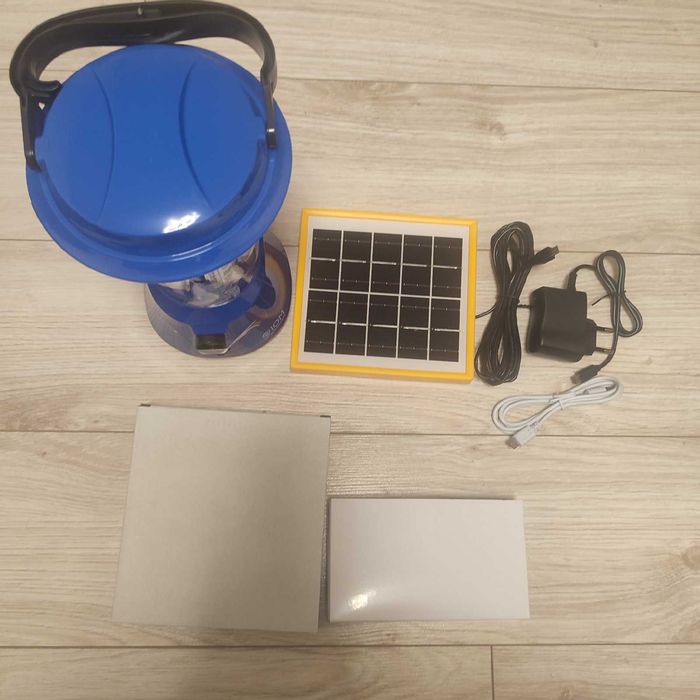 Фонарь кемпинговый на солнечной батарее