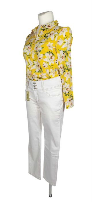 Nowe białe jeansy John Baner 44,XXL spodnie damskie