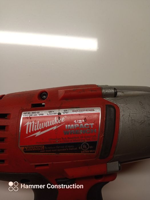 Klucz udarowy Milwaukee 2763-20 M18 na 1/2
