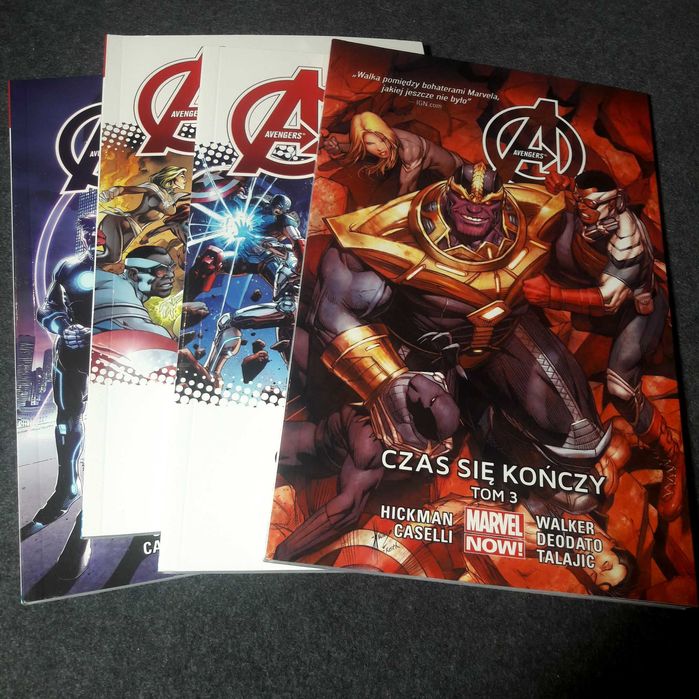 Avengers Czas się kończy 1-4 komplet Egmont