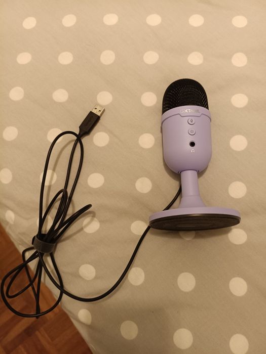 Microfone Trust GTX 234 - roxo