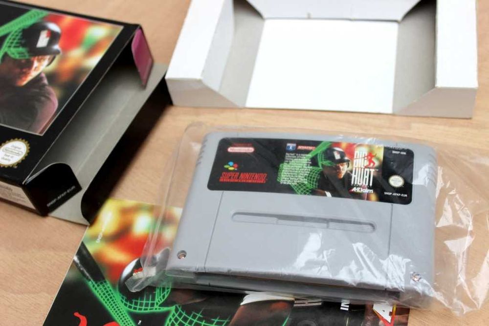 Baseball Frank Thomas Big Hurt SNES PAL