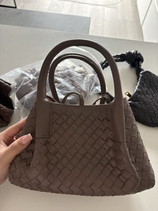 Torebki skorzane alla Bottega