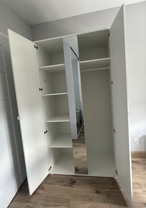 VIHALS Szafa/2 drzwi, biały, IKEA, 105x57x200 cm