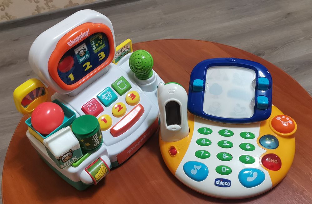 Дитячий ігровий набір – музичний касовий апарат та  відеотелефон