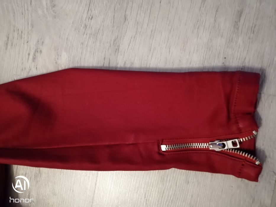Spodnie damskie, rurki, casual, czerwone,F&F,s