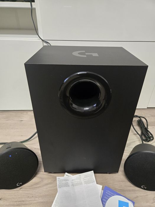 Głośniki komputerowe 2.1 Logitech G560 LIGHTSYNC 120W  RGB Bluetooth Czarne