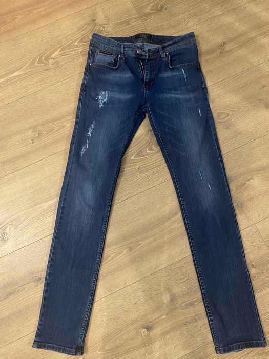 Jeansy męskie marki Philipp Plein. Rozmiar L