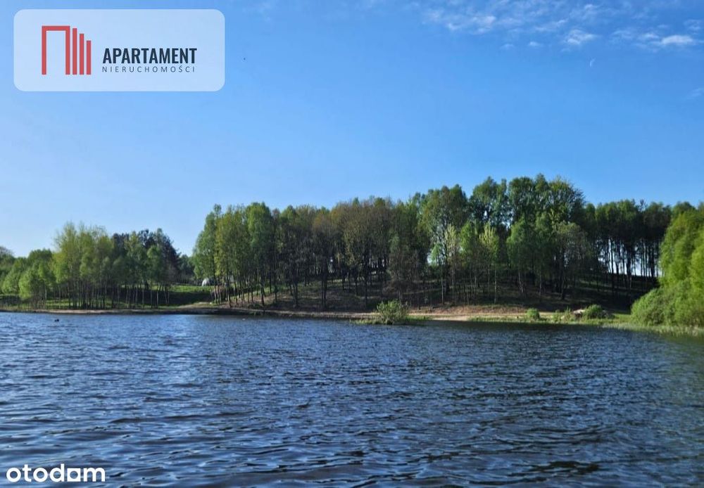 Działki wśród natury las jezioro plaża staw Miastk