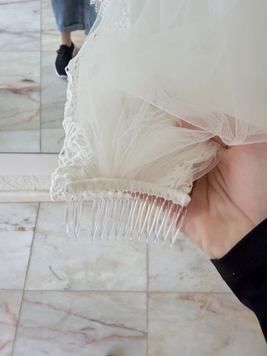 Véu Alma Novia com rendas