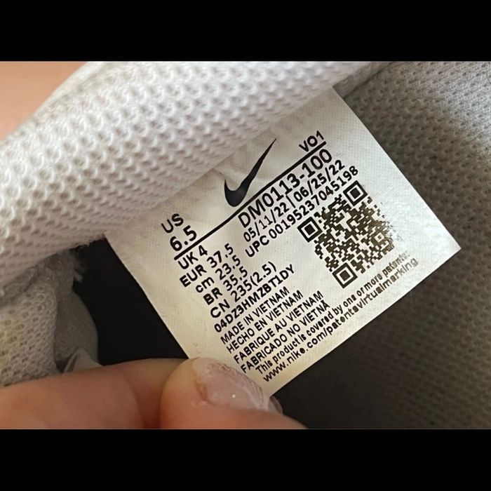 Białe buty Nike Court Vision Alta 37,5