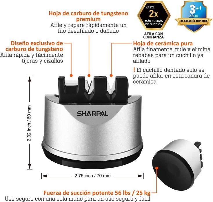 afiador de facas e tesouras SHARPAL 191H