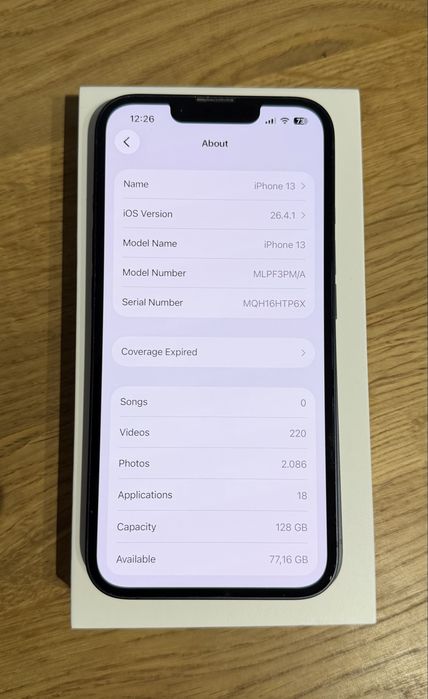 iPhone 13 128gb
