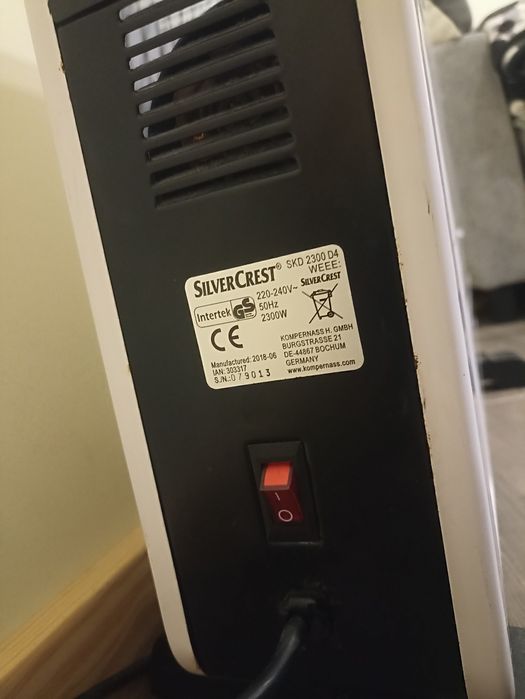 Aquecedor com comando