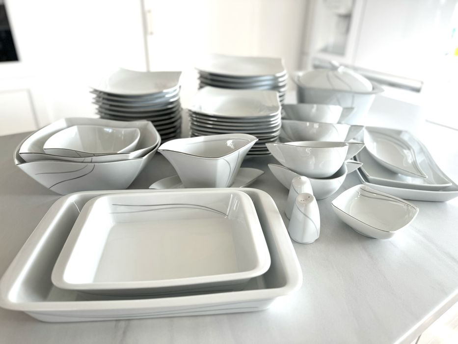 NOWY komplet serwis obiadowy Celebration porcelana Fyrklovern