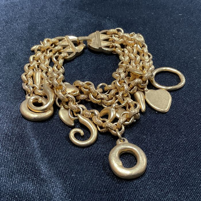 Pulseira biju,peça vintage ,linda 3 partes 2o cm