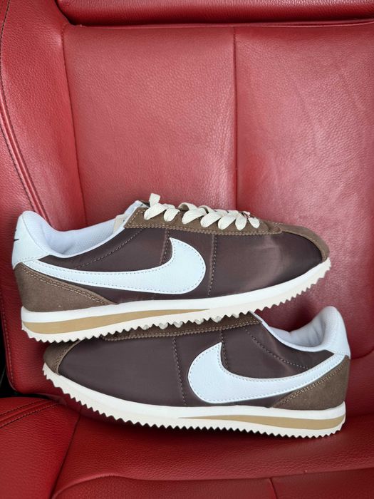 (ОПЛАТА ПІСЛЯ ОГЛЯДУ)Nike Cortez Brown White Найк Кортез Коричневі