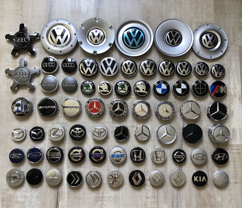 Колпачки в диск Mercedes BMW Audi Volkswagen Рено Опель Шкода Тойота