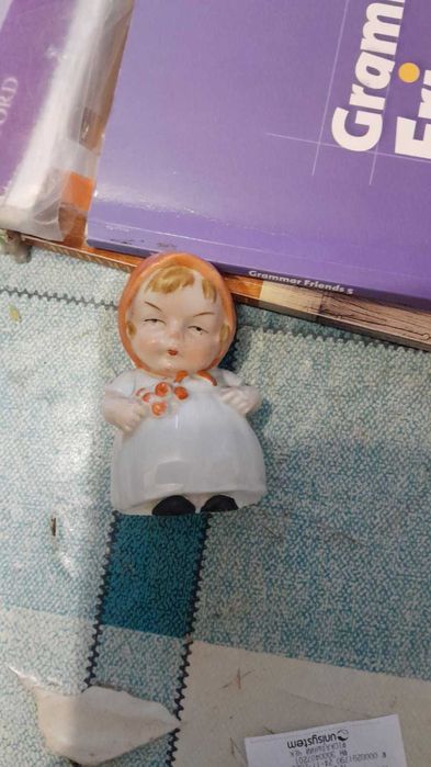 Солонки Гусь . Горчичница Дулево Немецкий фарфор  - девочка,  собачки