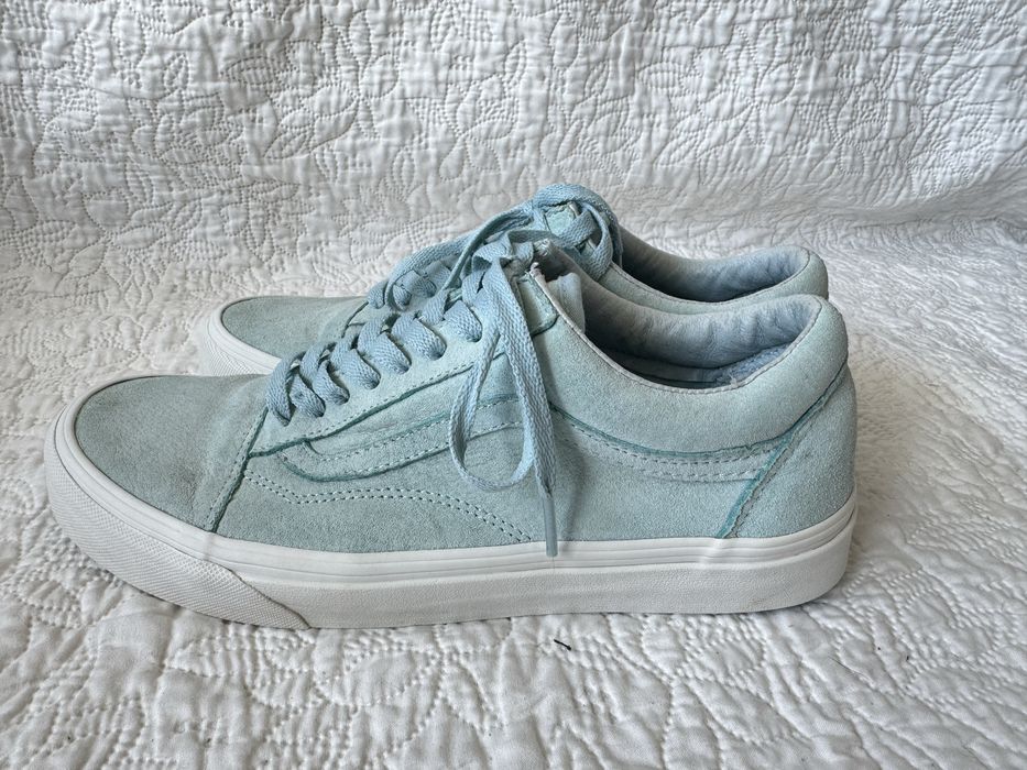 Vans old school turkus zamsz
