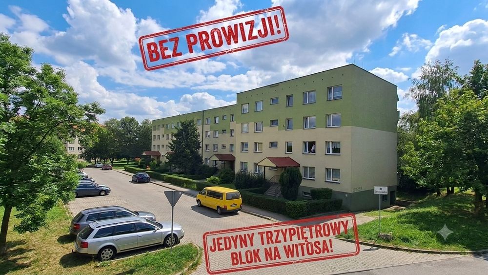 OSIEDLE WITOSA. Dwa pokoje. Niski blok. Częściowo wyremontowane