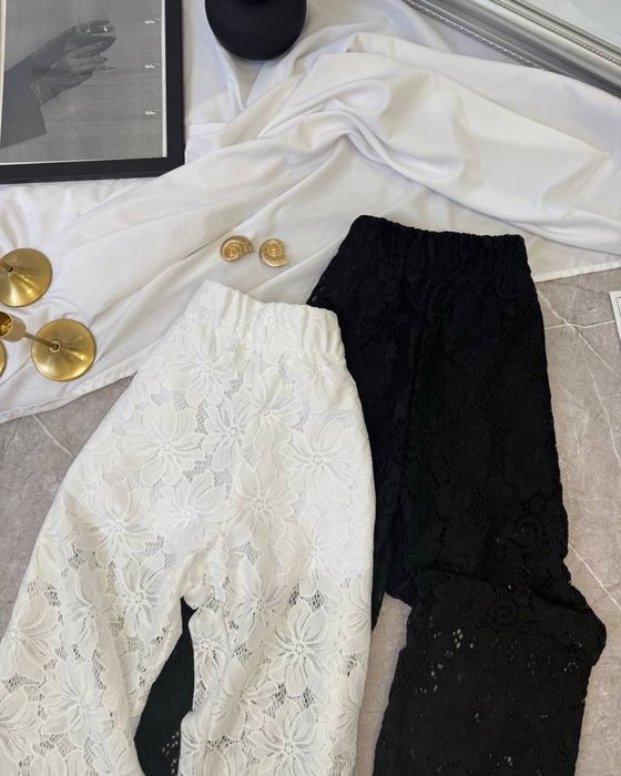 Брюкі із гіпюру + шорти жіночі