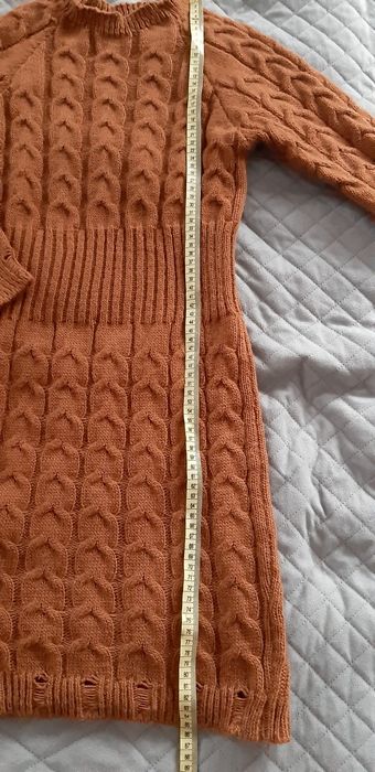 Sukienka/tunika brązowa