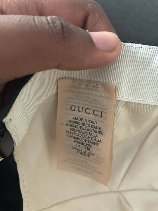 Chapeu gucci preto