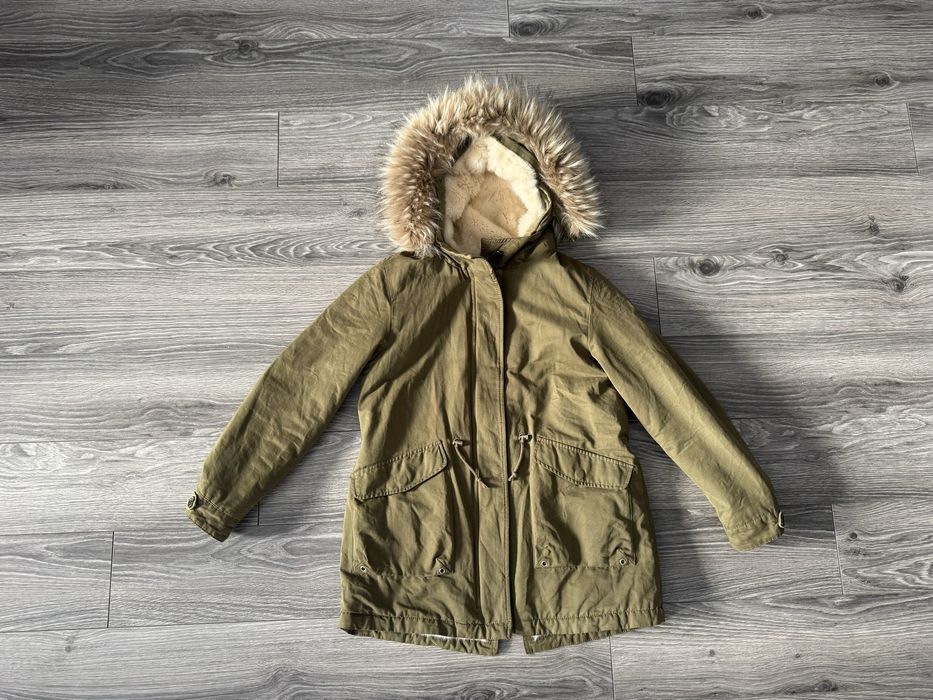 Kurtka zimowa ocieplana parka Zara 164