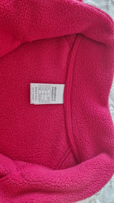 Camisola polar Quechua, rosa, tamanho S