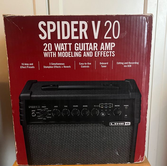 Amplificador de Guitarra line 6 Spider V 20 MK II