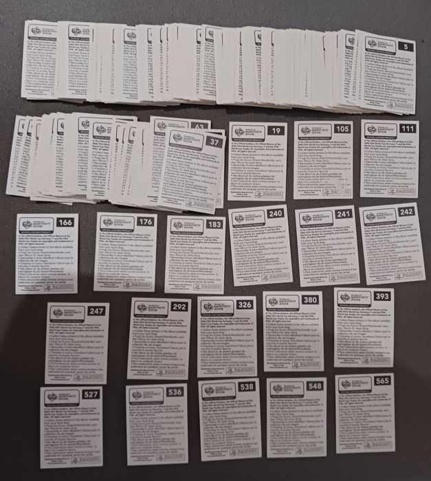 Lote x322 cromos panini World Cup 2006
Panini cromos