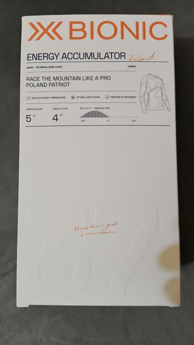 Koszulka termoaktywna X-Bionic accumulator energy-patriot  rozmiar  L