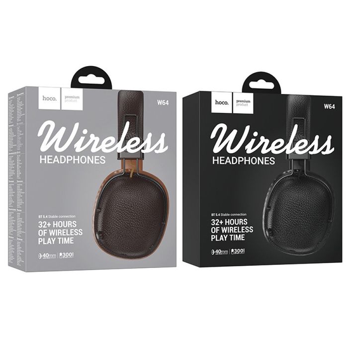 Беспроводные Bluetooth Наушники 32часа Hoco W64 с Микрофоном