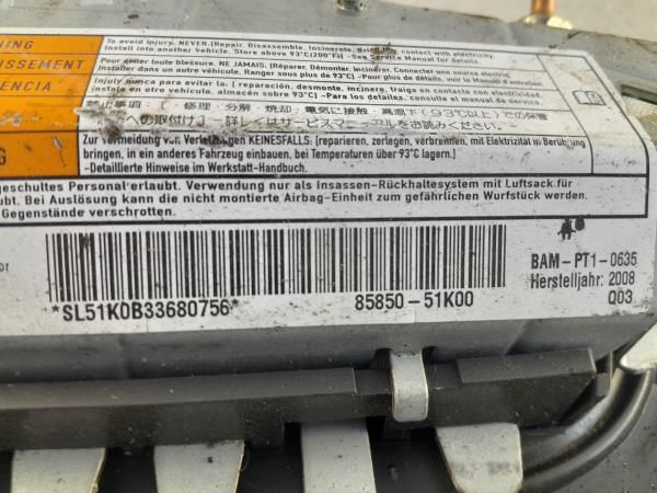 Airbag banco esquerdo OPEL Agila B (H08)