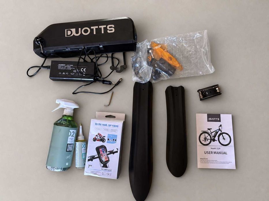 Bicicleta elétrica Duotts C29 750W excelente estado + extras