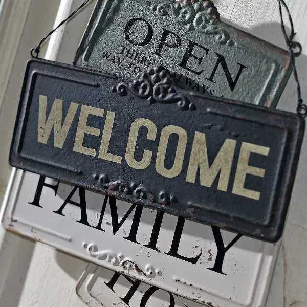 ZAWIESZKA Belldeco dwustronna welcome Westwing Chic Antique