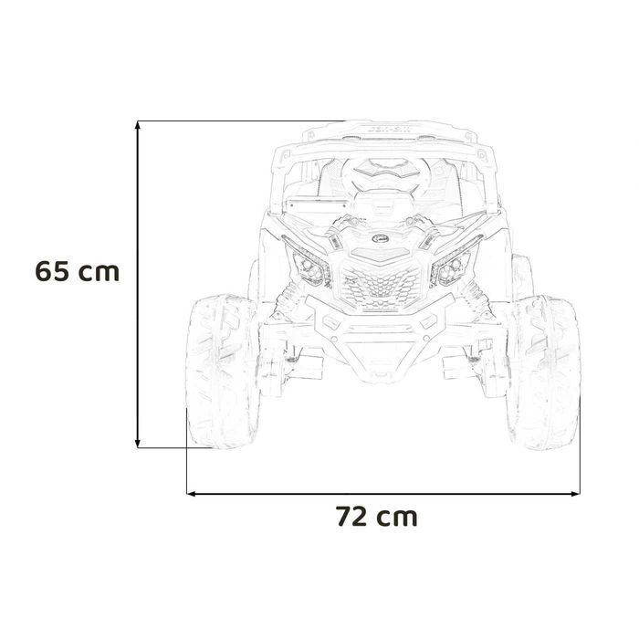 Samochód Jeep Buggy ATV CAN-AM Maverick na akumulator dla dzieci
