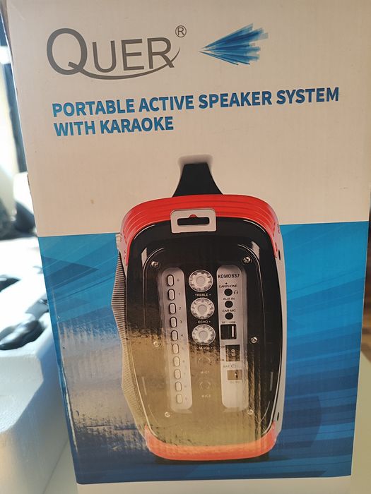 Przenośny głośnik, karaoke, mikrofon, gitara , nagrywanie
