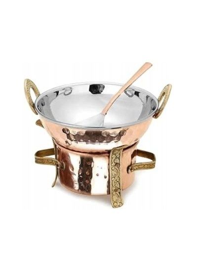 Zap Impex Oryginalny indyjski zestaw do serwowania Karahi takka masala