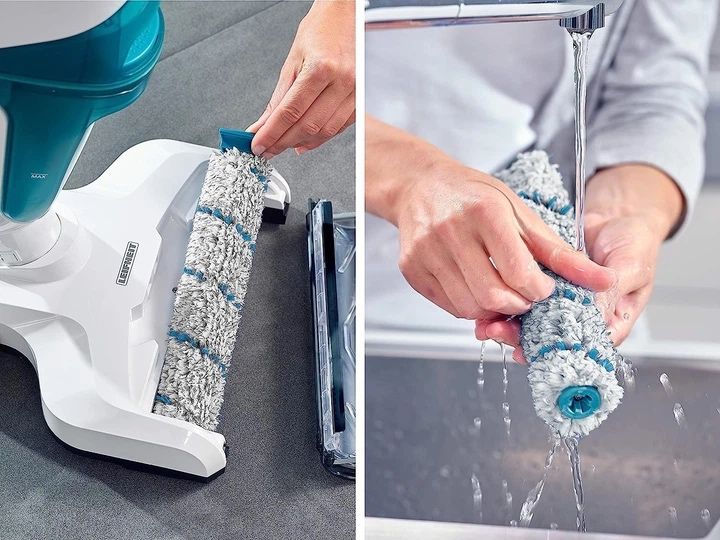 Акумуляторний миючий пилосос leifheit regulus aqua powervac 2в1