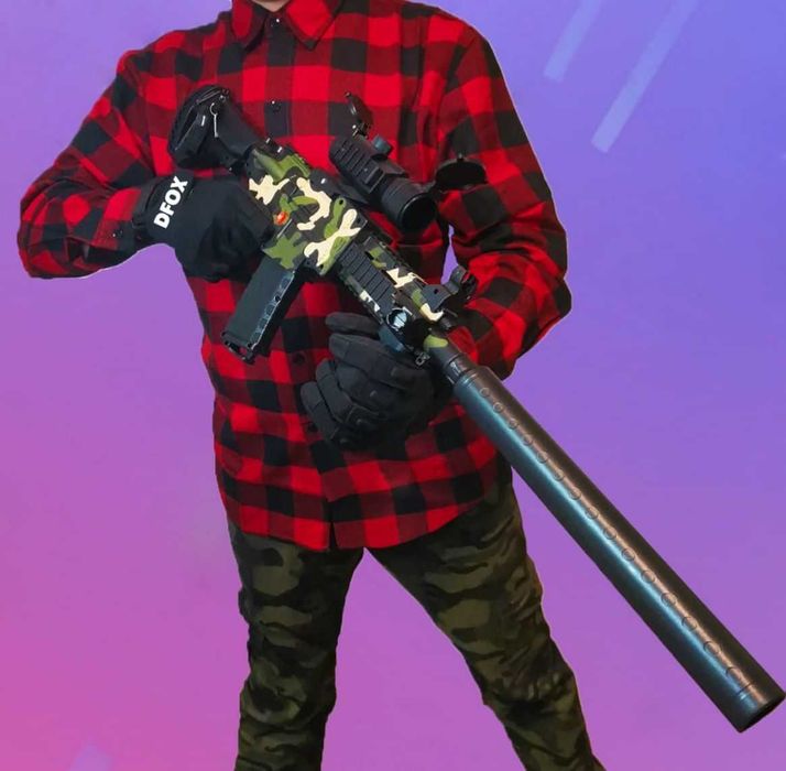 NERF Большая Винтовка PUPG AWP Игрушка Снайперская Косплей Fortnite