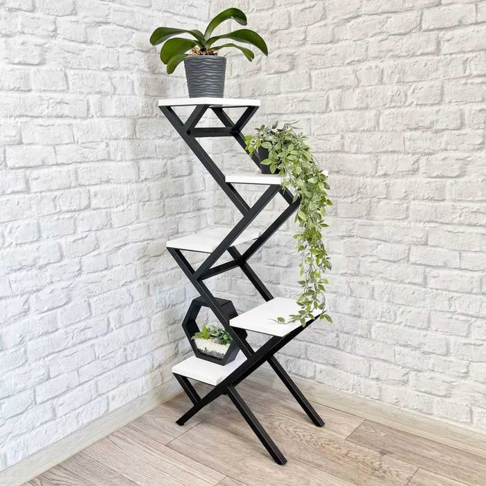 Підставки/стійки для квітів металеві Лофт/Етажерка, полиця під вазони