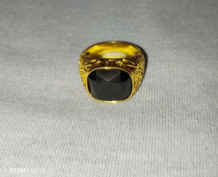 Sygnet pozłacany 18k